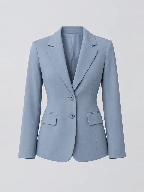 Anzugblazer Marta in Taubenblau, Vorderansicht